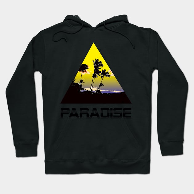 PARADISE ISLAND TSHIRT - MINIMALIST Hoodie by JMPrint